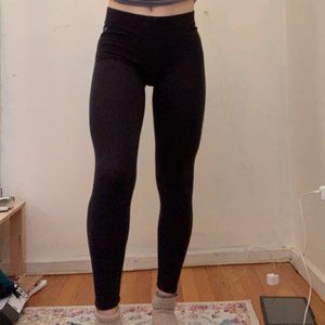 black VS pink leggings